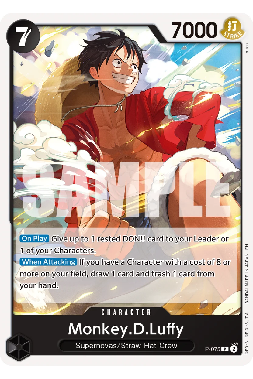 Monkey.D.Luffy - P-075 (Pirate Foil)