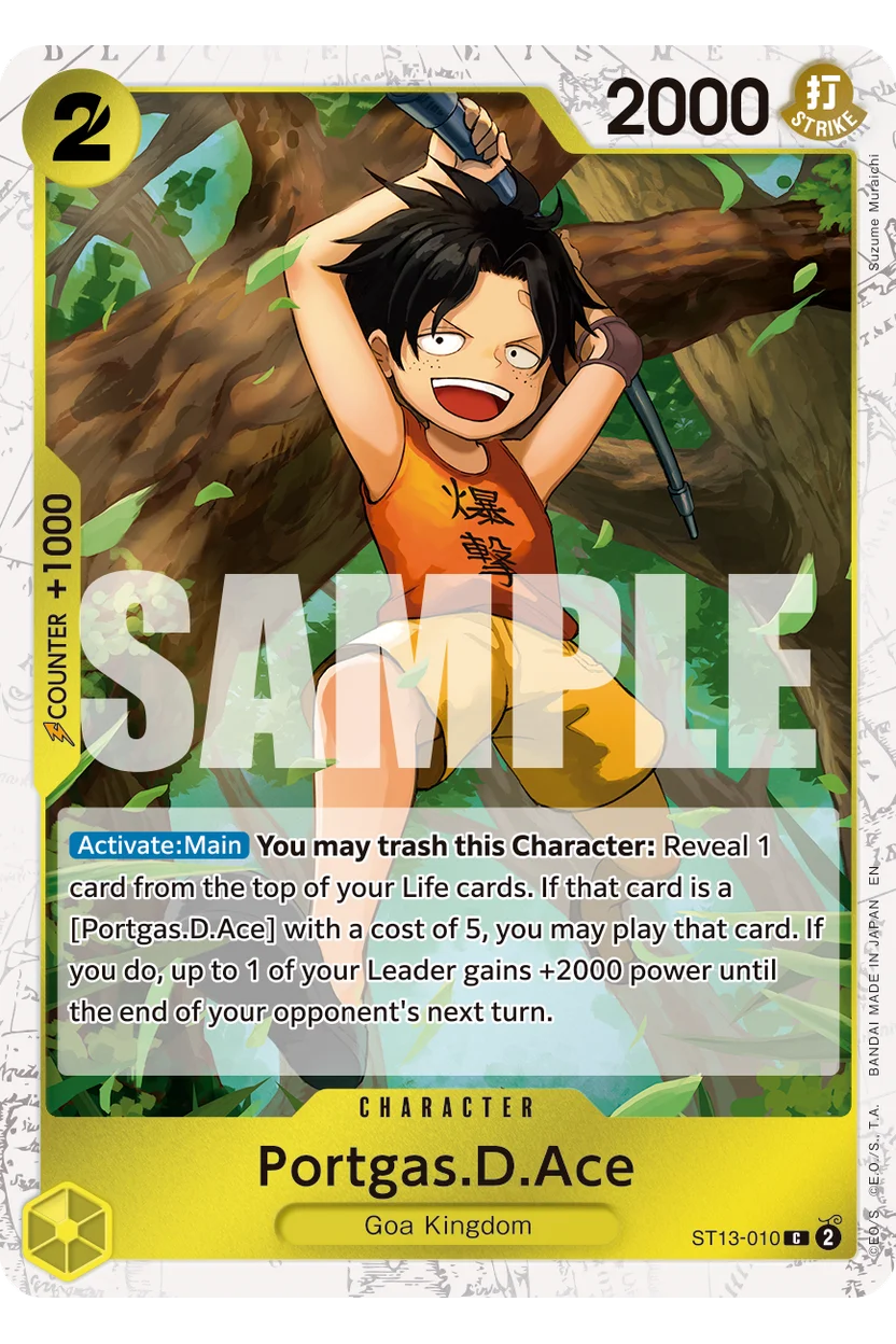 Portgas.D.Ace - ST13-010 (Pirate Foil)