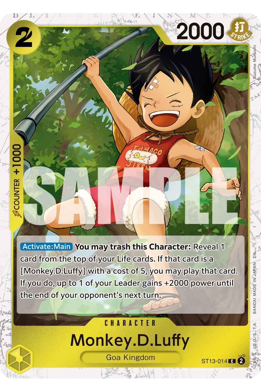 Monkey.D.Luffy - ST13-014 (Pirate Foil)