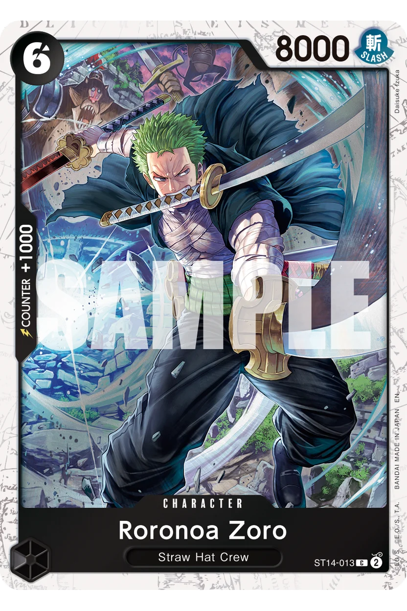 Roronoa Zoro - ST14-013 (Pirate Foil)