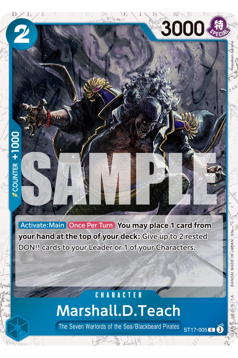 Marshall.D.Teach - ST17-005 (Pirate Foil)
